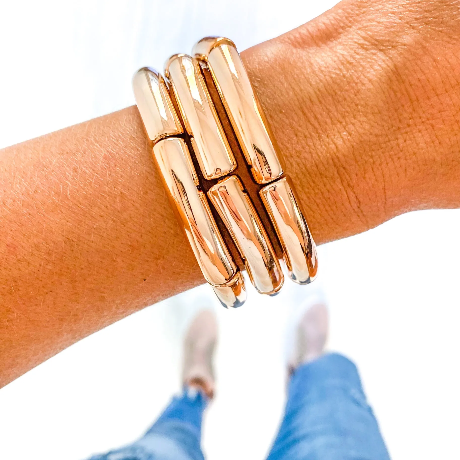 Bamboo Tube Bracelets