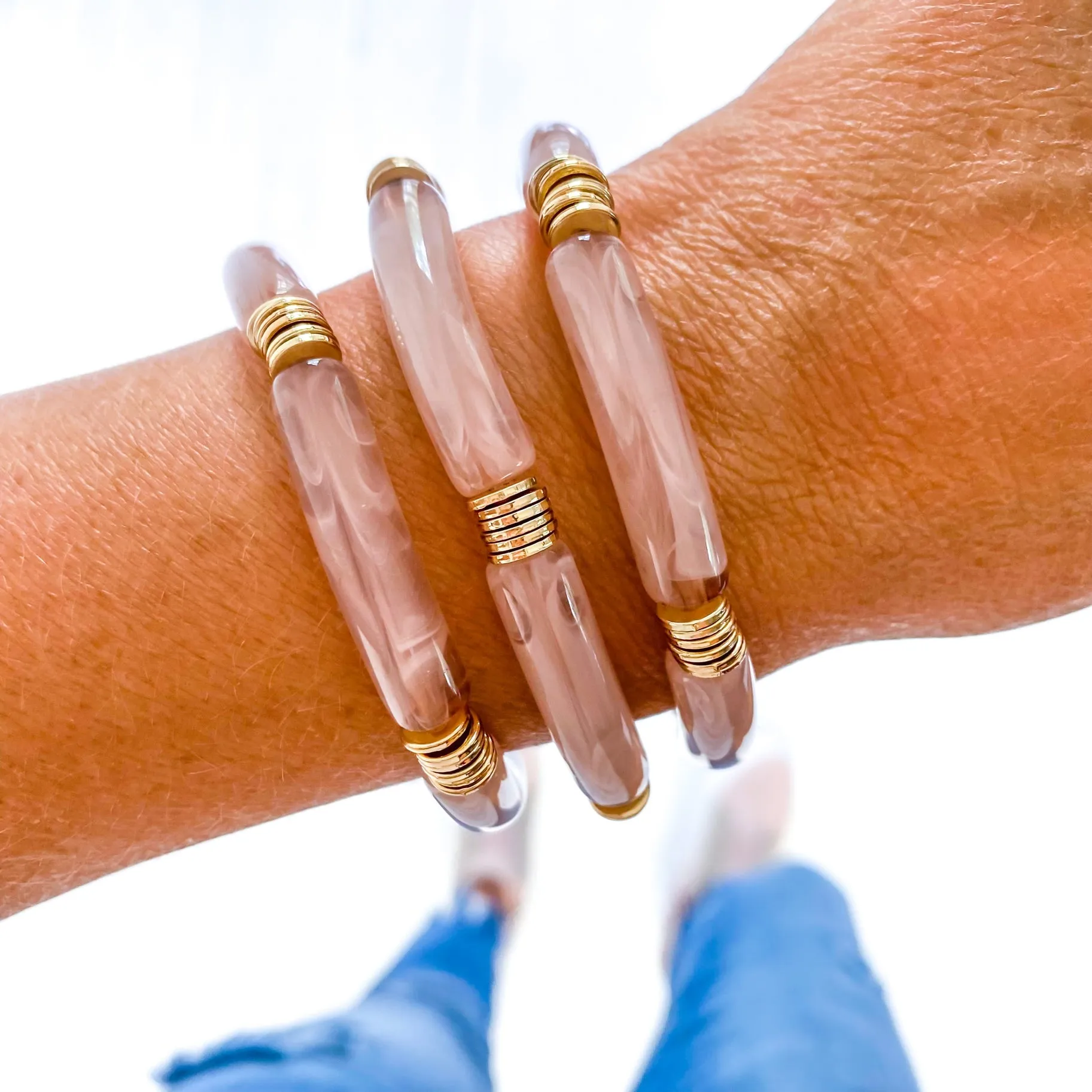 Bamboo Tube Bracelets