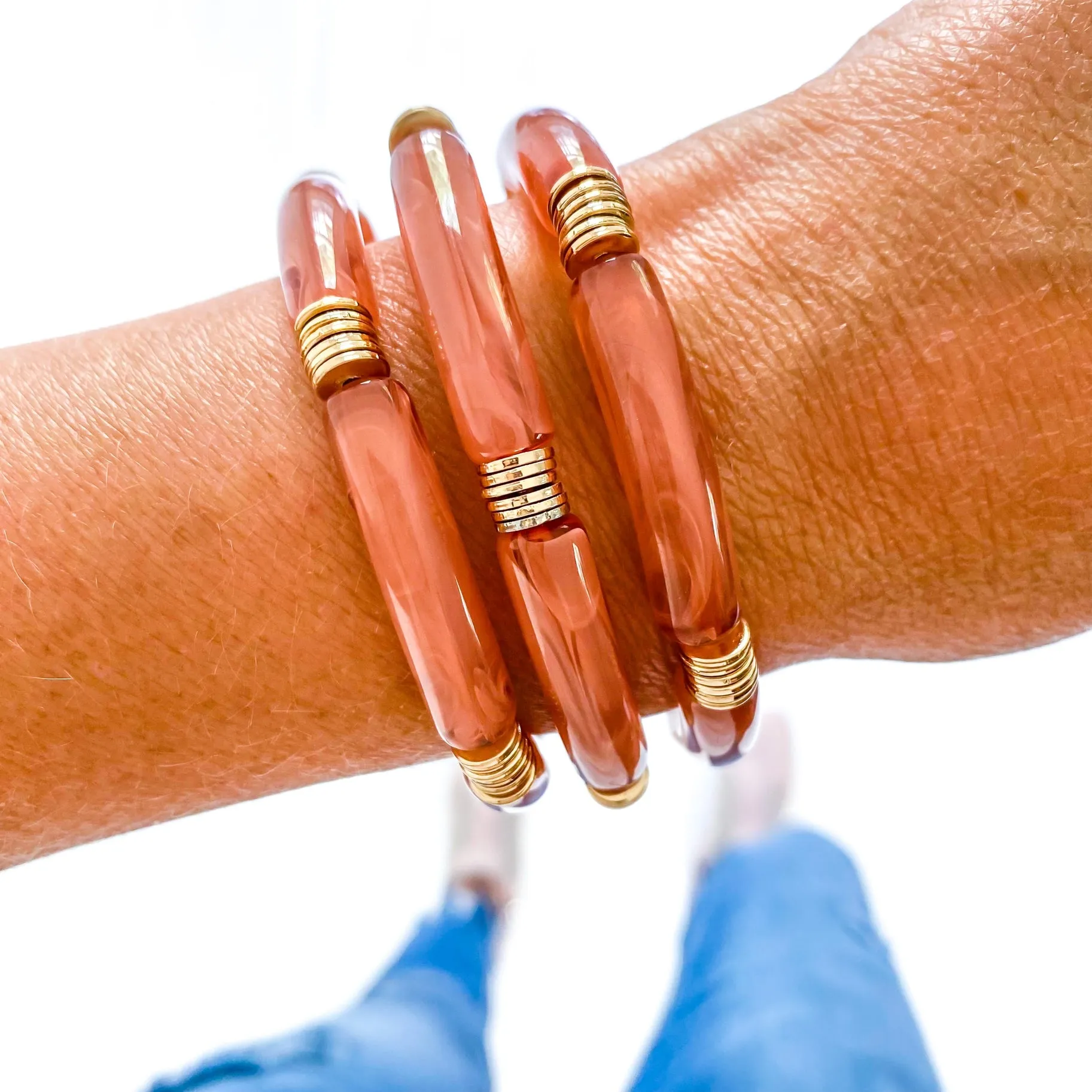 Bamboo Tube Bracelets