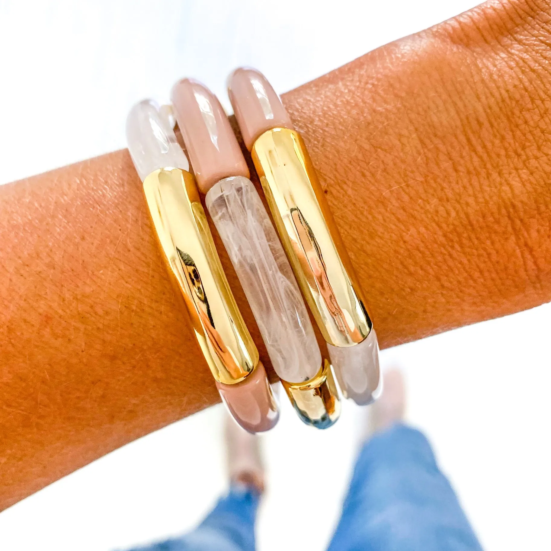 Bamboo Tube Bracelets