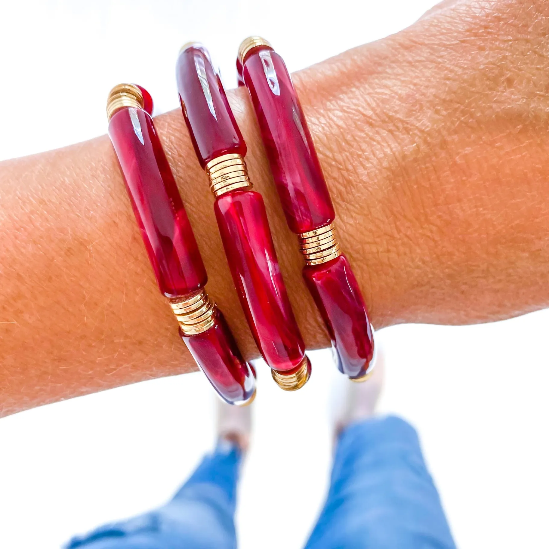 Bamboo Tube Bracelets