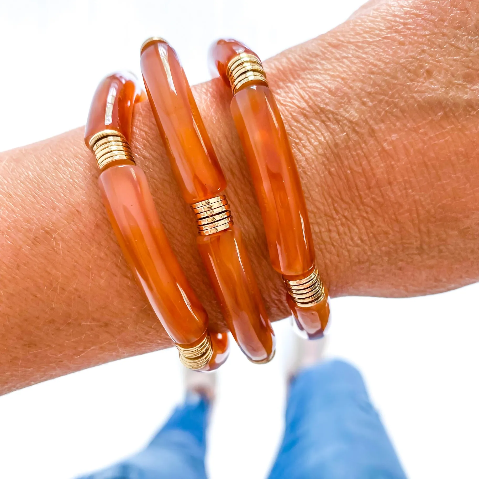 Bamboo Tube Bracelets