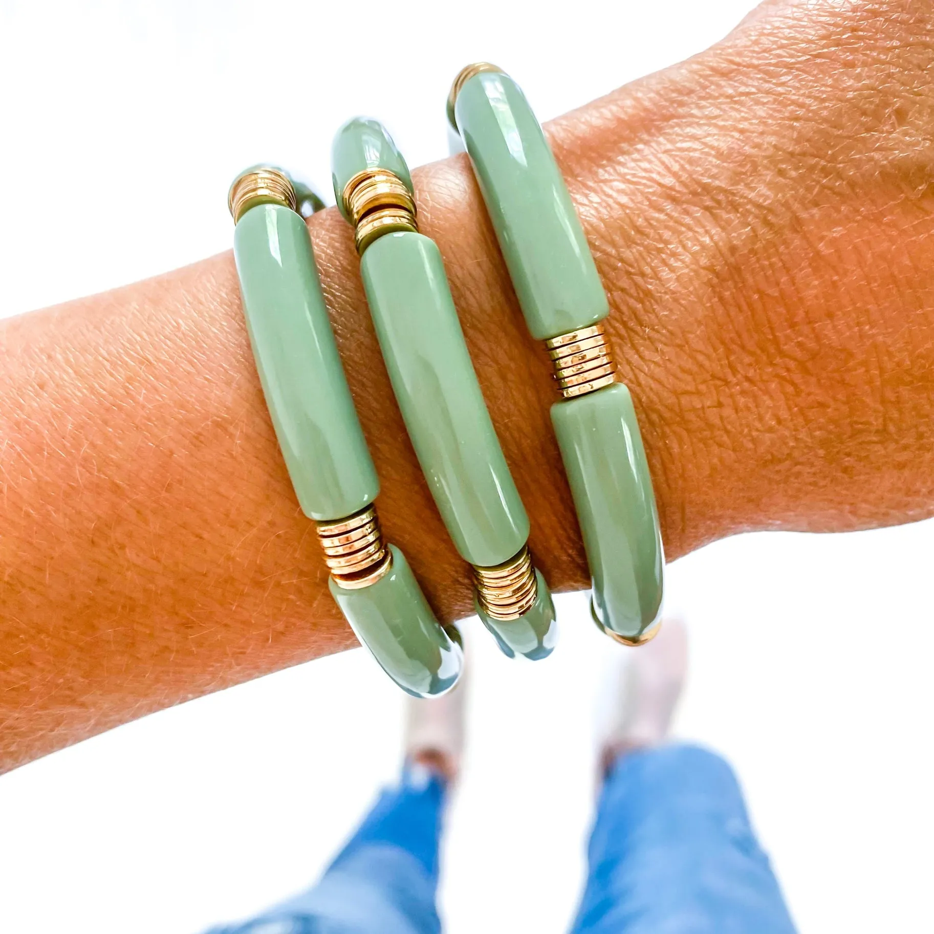 Bamboo Tube Bracelets