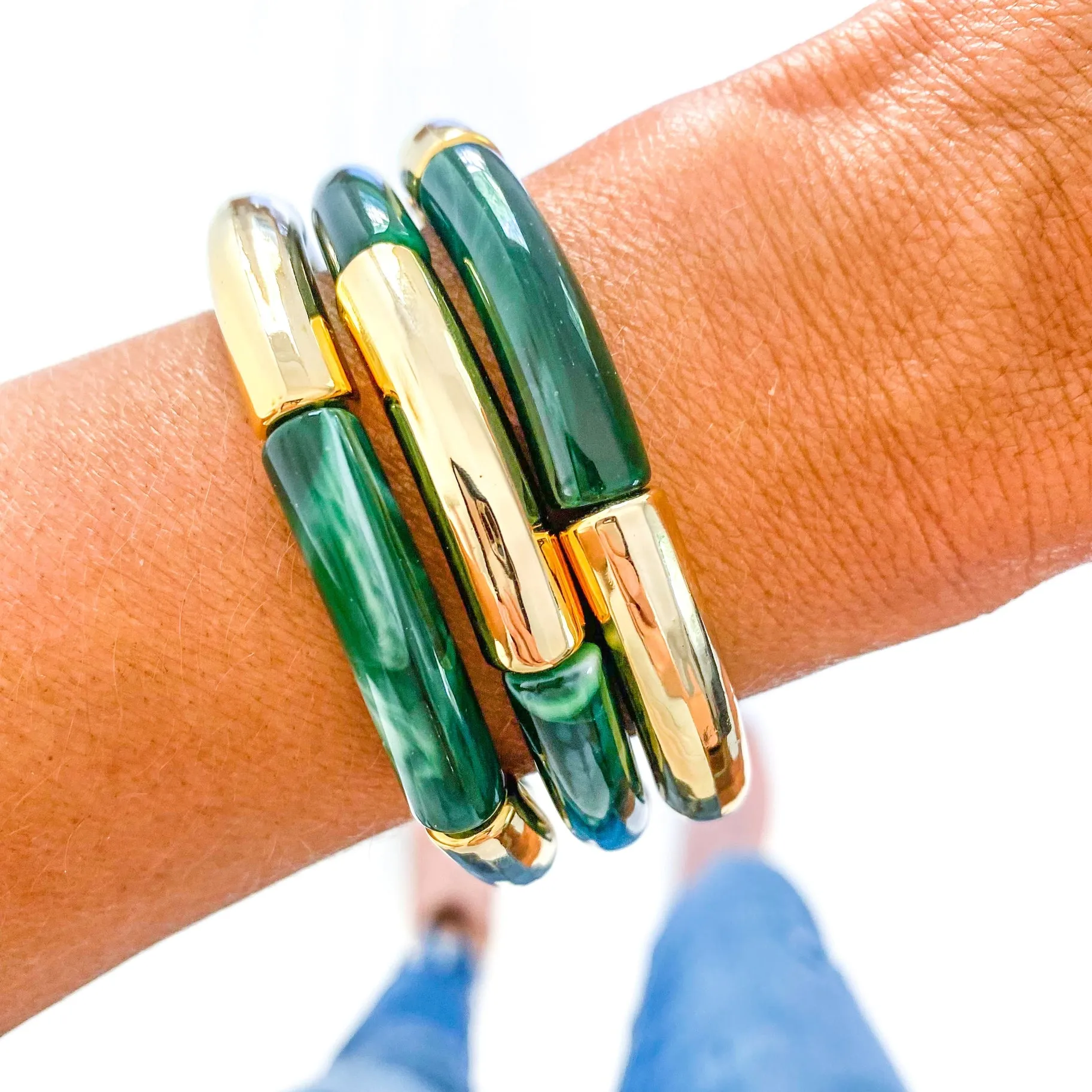 Bamboo Tube Bracelets