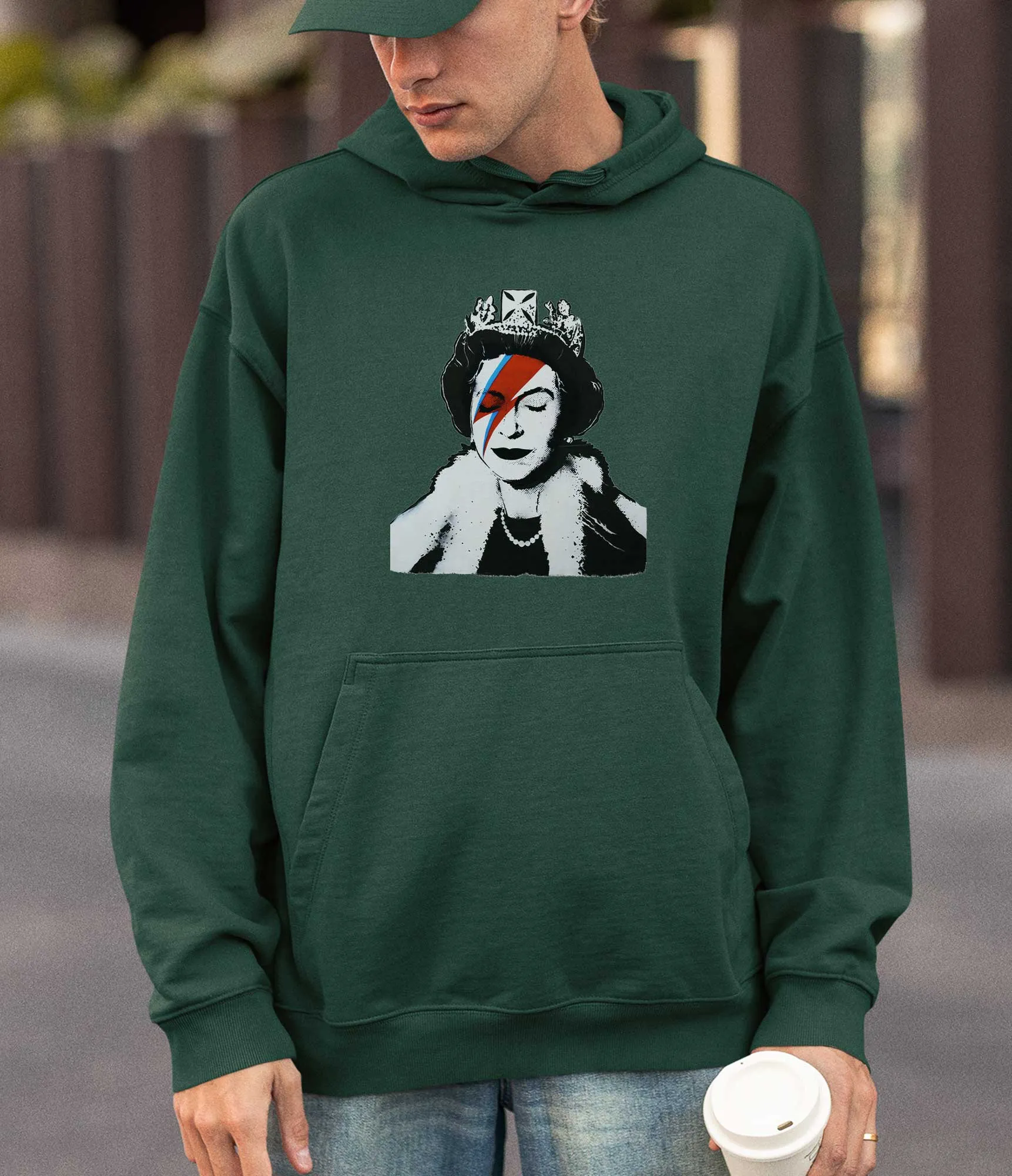 Banksy Hoodie - Queen Elizabeth