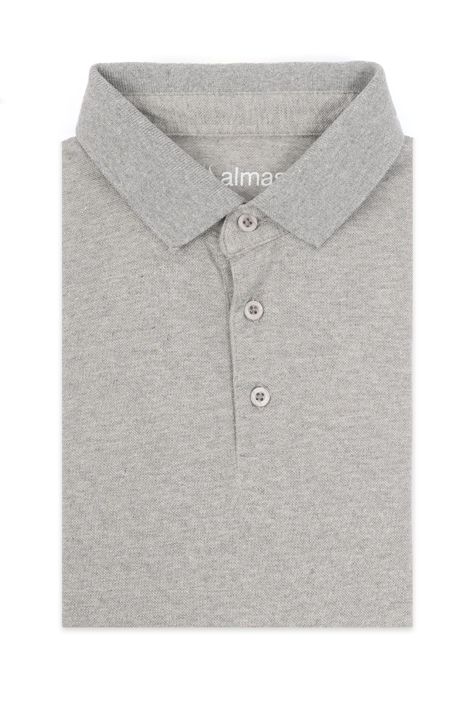 BASIC POLO SHIRT-LIGHT-GREY