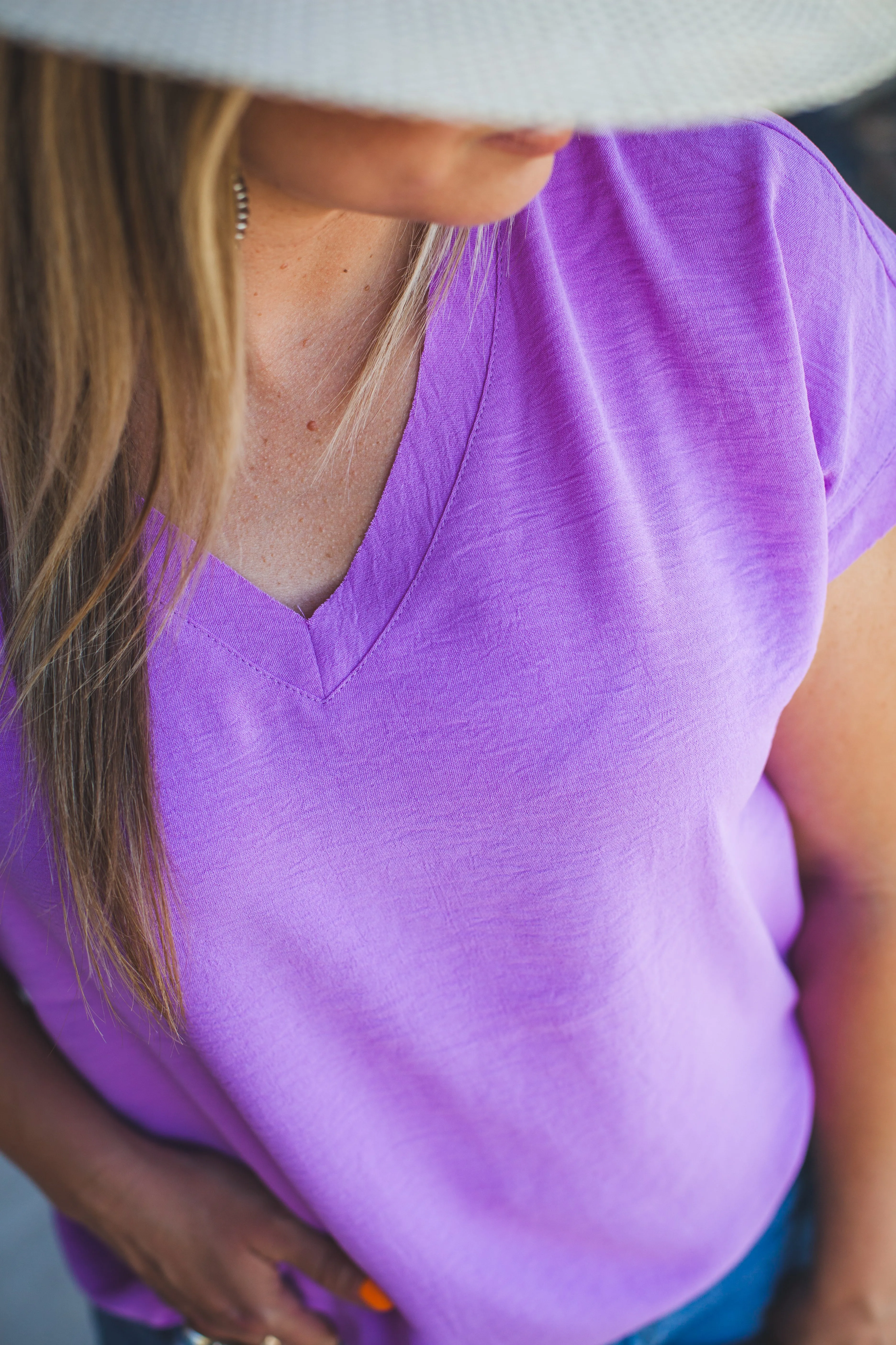 Basic Short Sleeve in Lilac