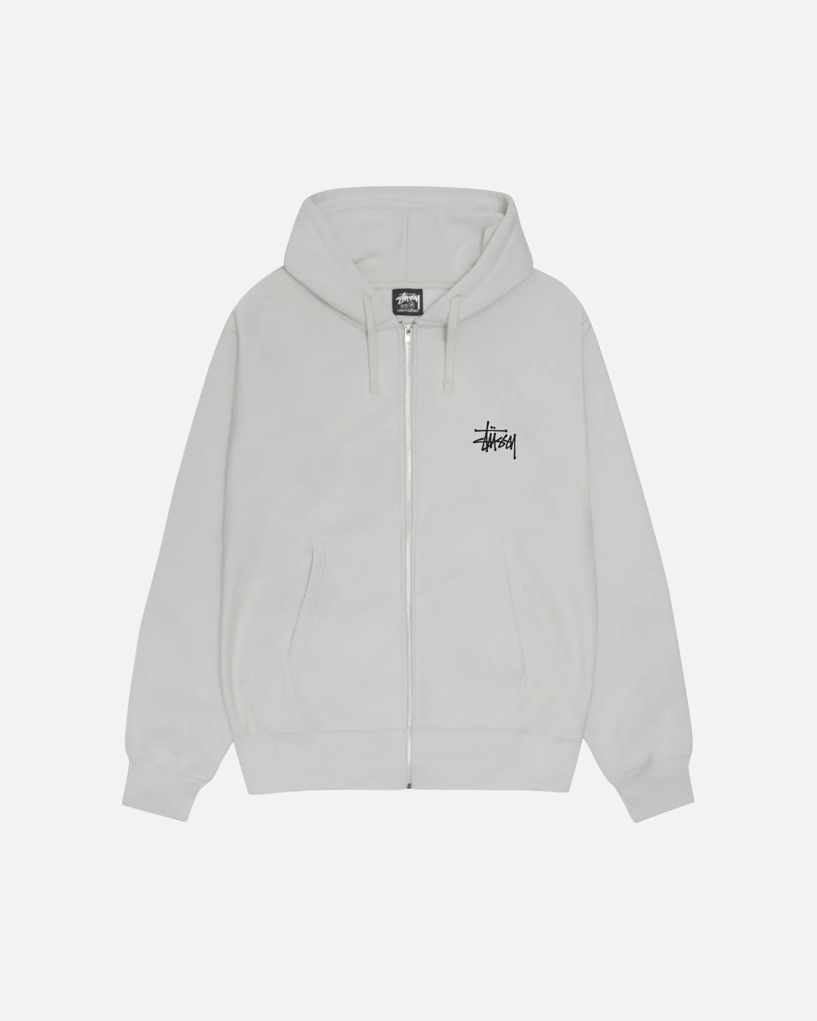 BASIC STÜSSY ZIP HOODIE