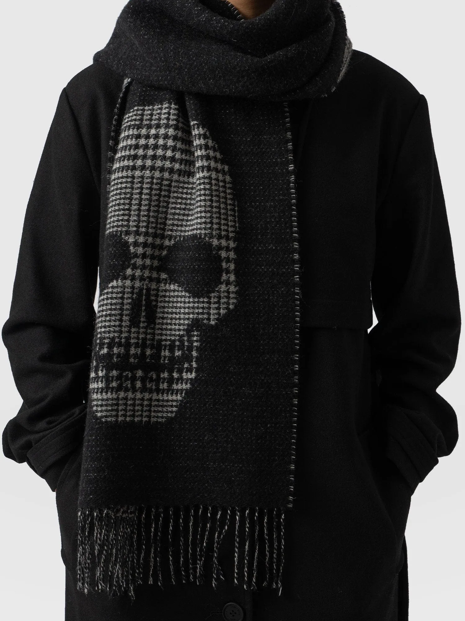 Blake Skull Scarf - Black