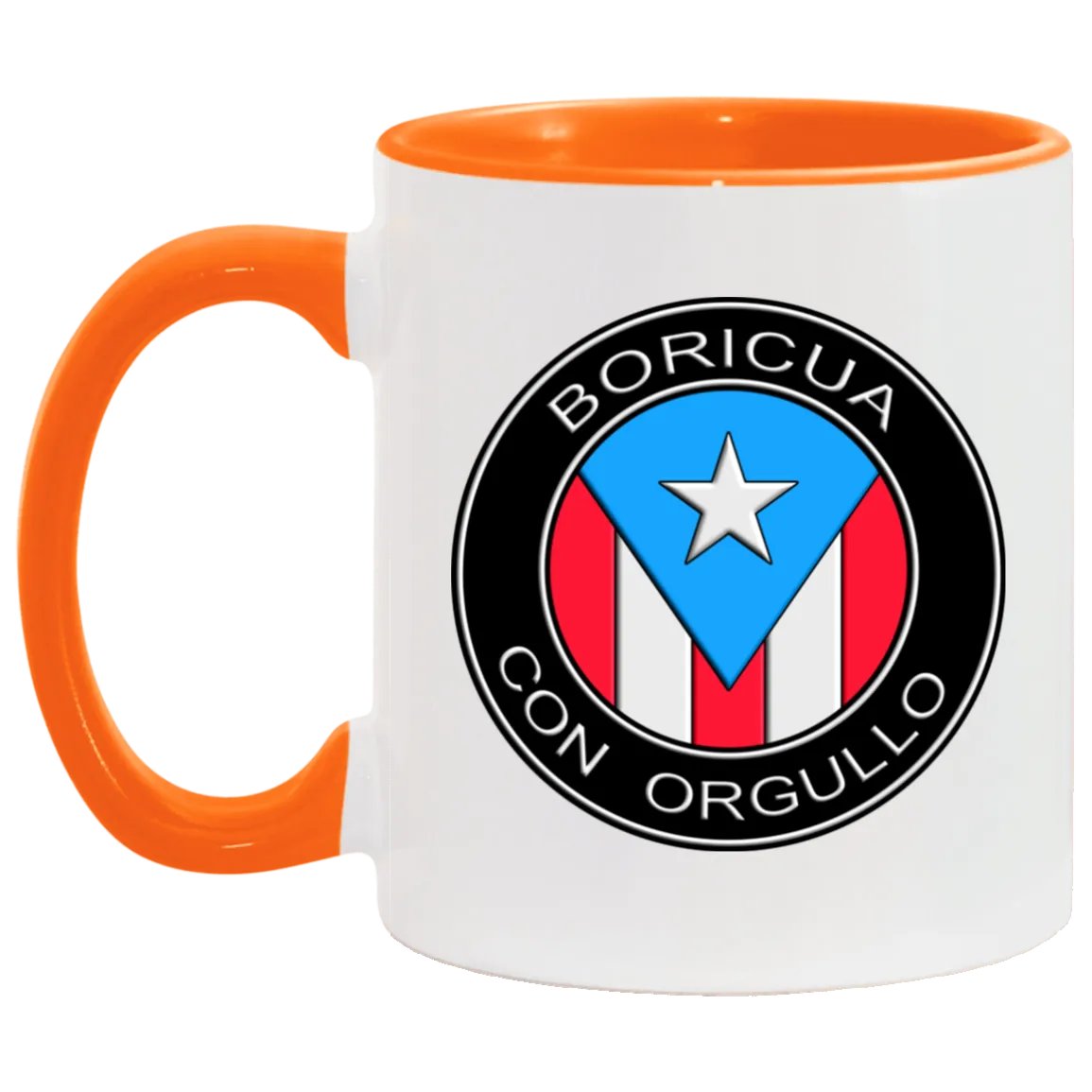 Boricua Con Orgullo 11OZ Accent Mug