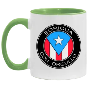 Boricua Con Orgullo 11OZ Accent Mug