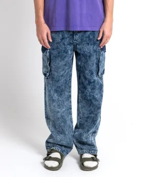 Burly Cargo Pant - Mid Indigo