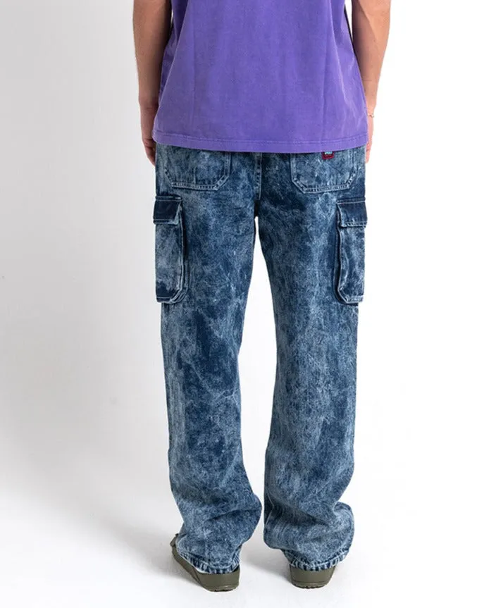 Burly Cargo Pant - Mid Indigo