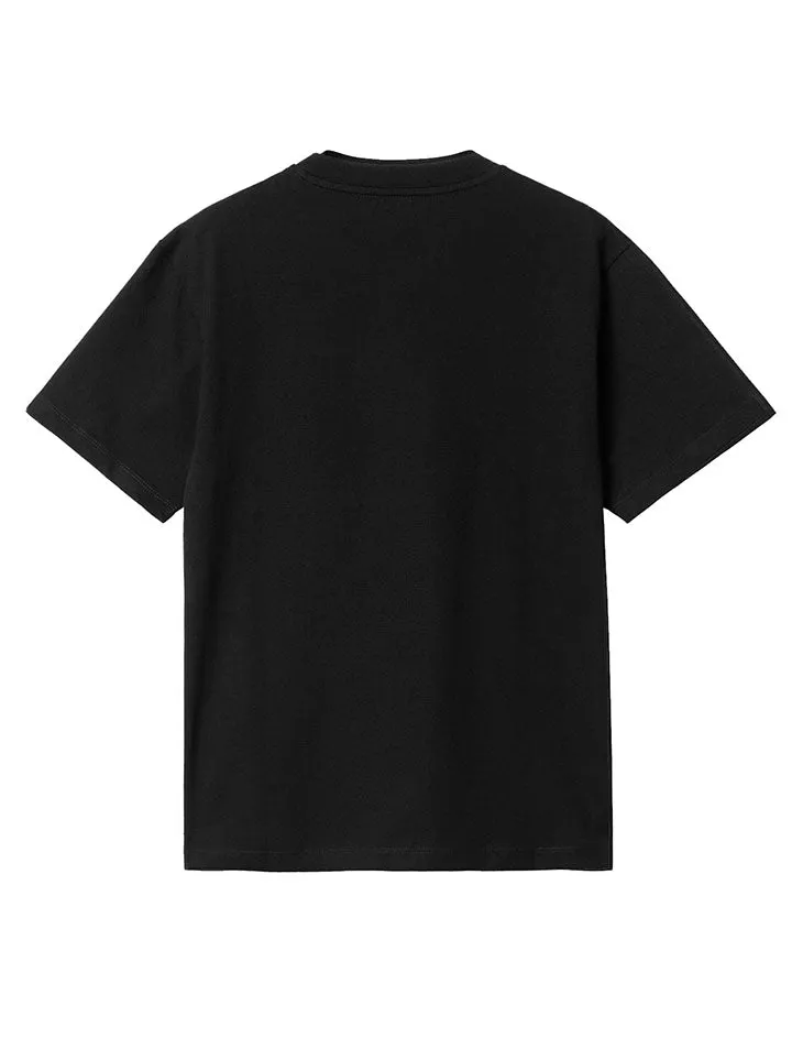 Carhartt WIP Womens S/S Casey T-Shirt Black / Silver