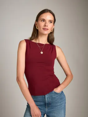 Carla Boatneck Shell Top