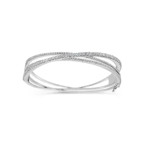 Clara by Martin Binder Diamond Bypass Bangle Bracelet (2.46 ct. tw.)