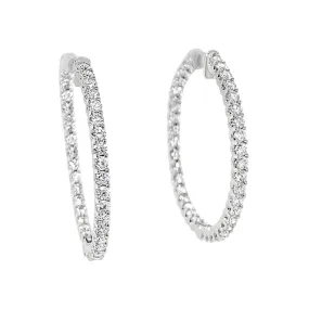 Clara by Martin Binder Diamond Hoop Earrings (3.00 ct. tw.)