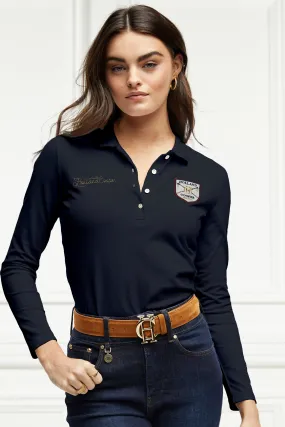 Classic Long Sleeve Polo Shirt (Ink Navy)