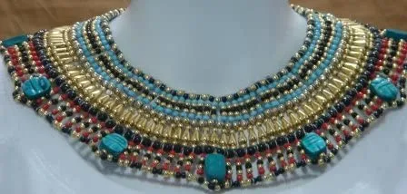 Cleopatra Egyptian Collar Necklace Design Costume Accessories Halloween