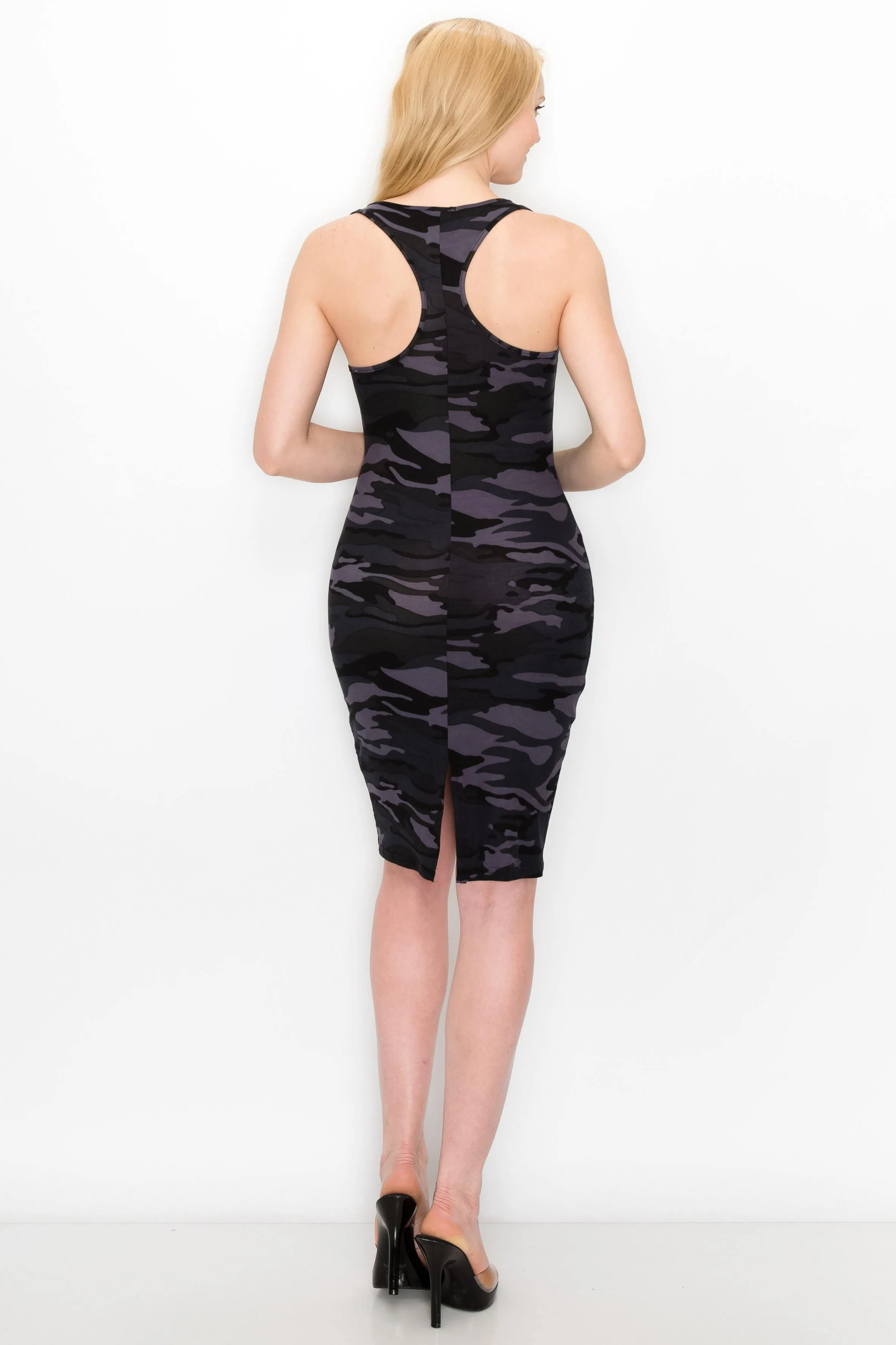 Cocktail Bodycon Dress - Racerback