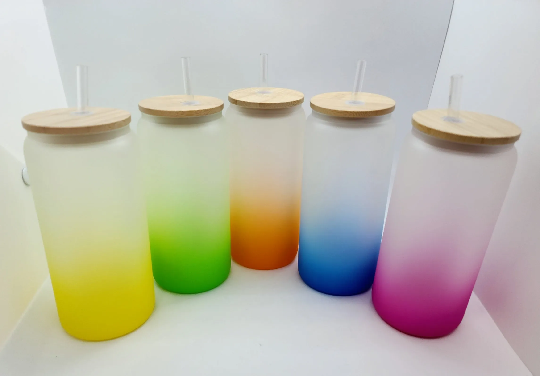 Coloured 20oz Glass Beer Glass for Sublimation - IN STOCK