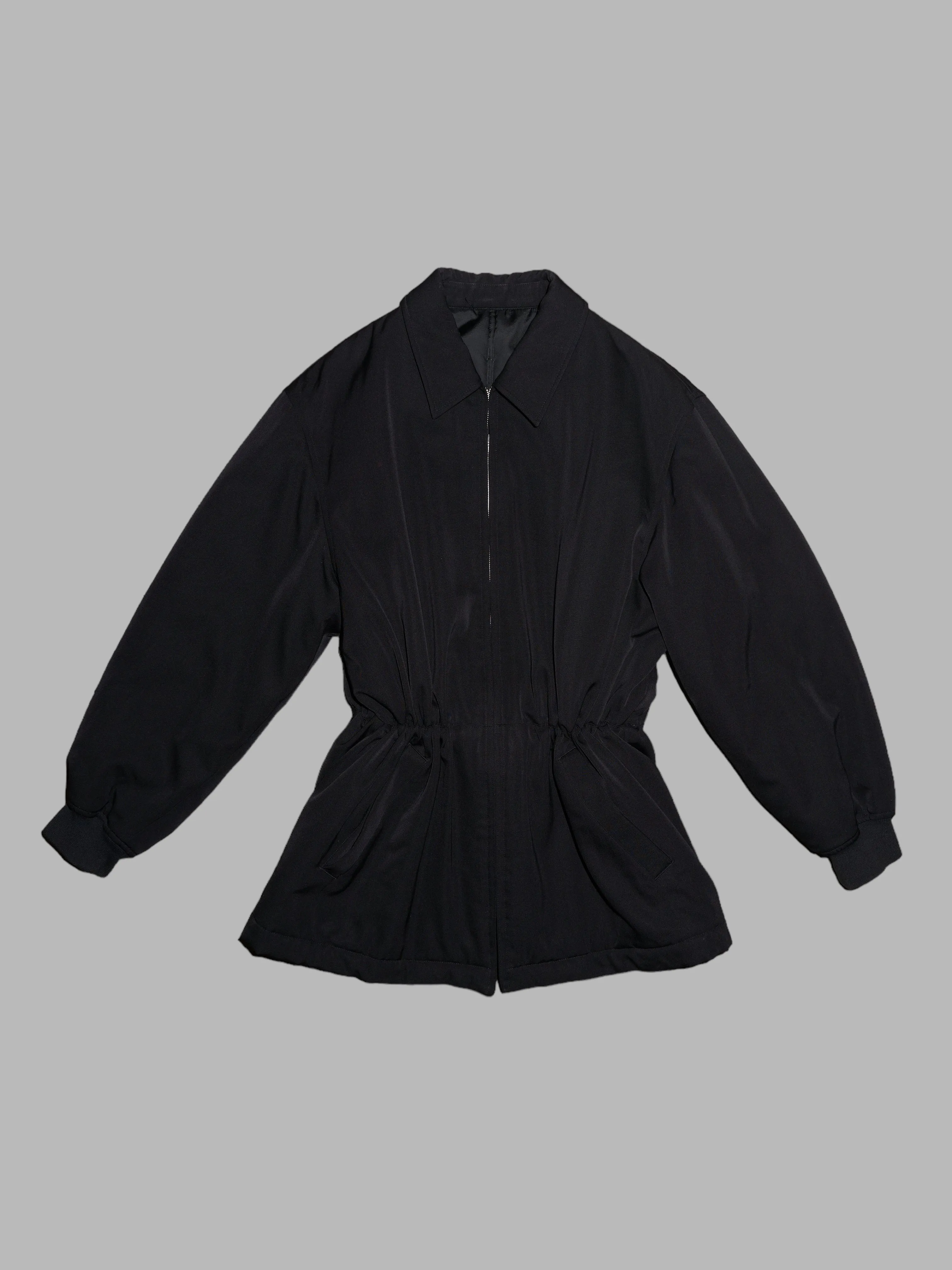 Comme des Garcons Homme winter 1991 black wool padded jacket - M