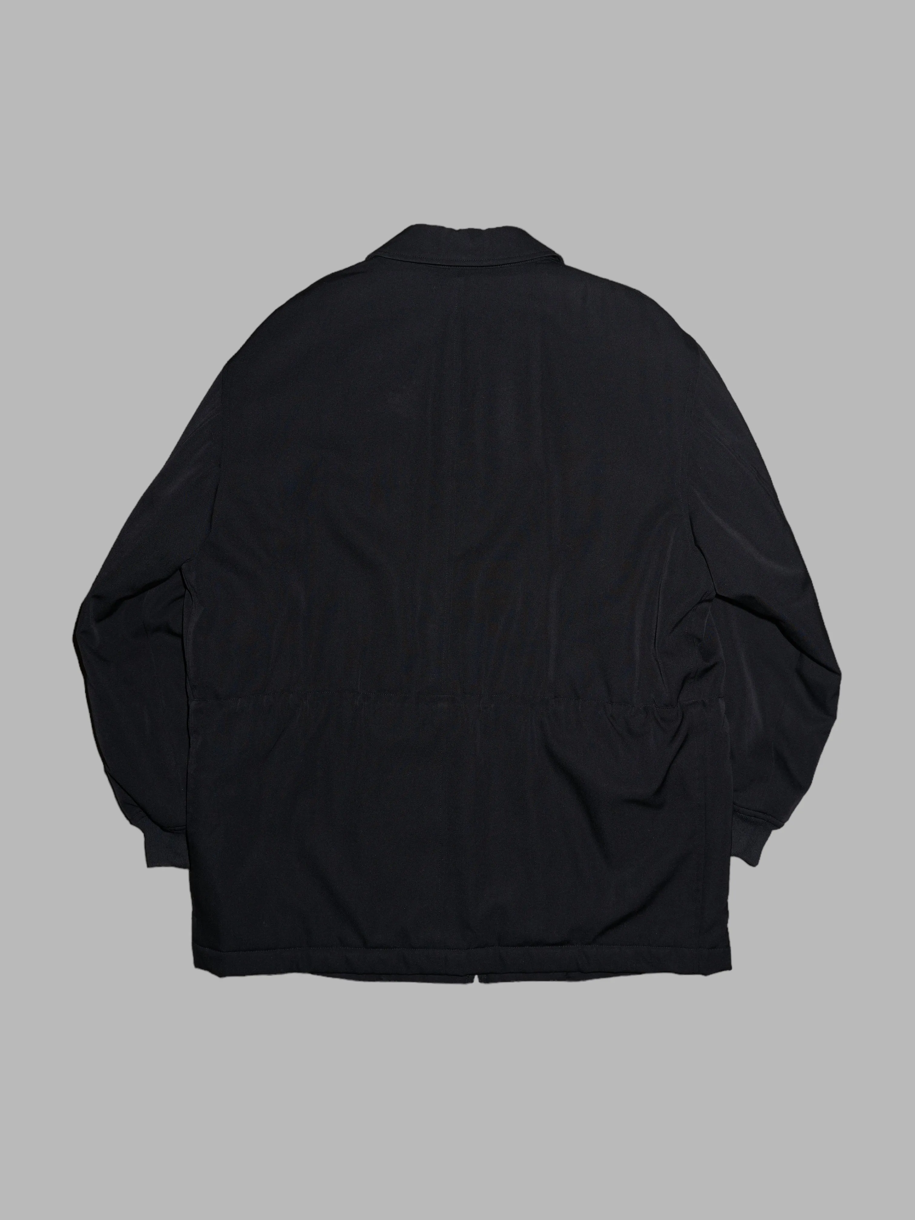 Comme des Garcons Homme winter 1991 black wool padded jacket - M