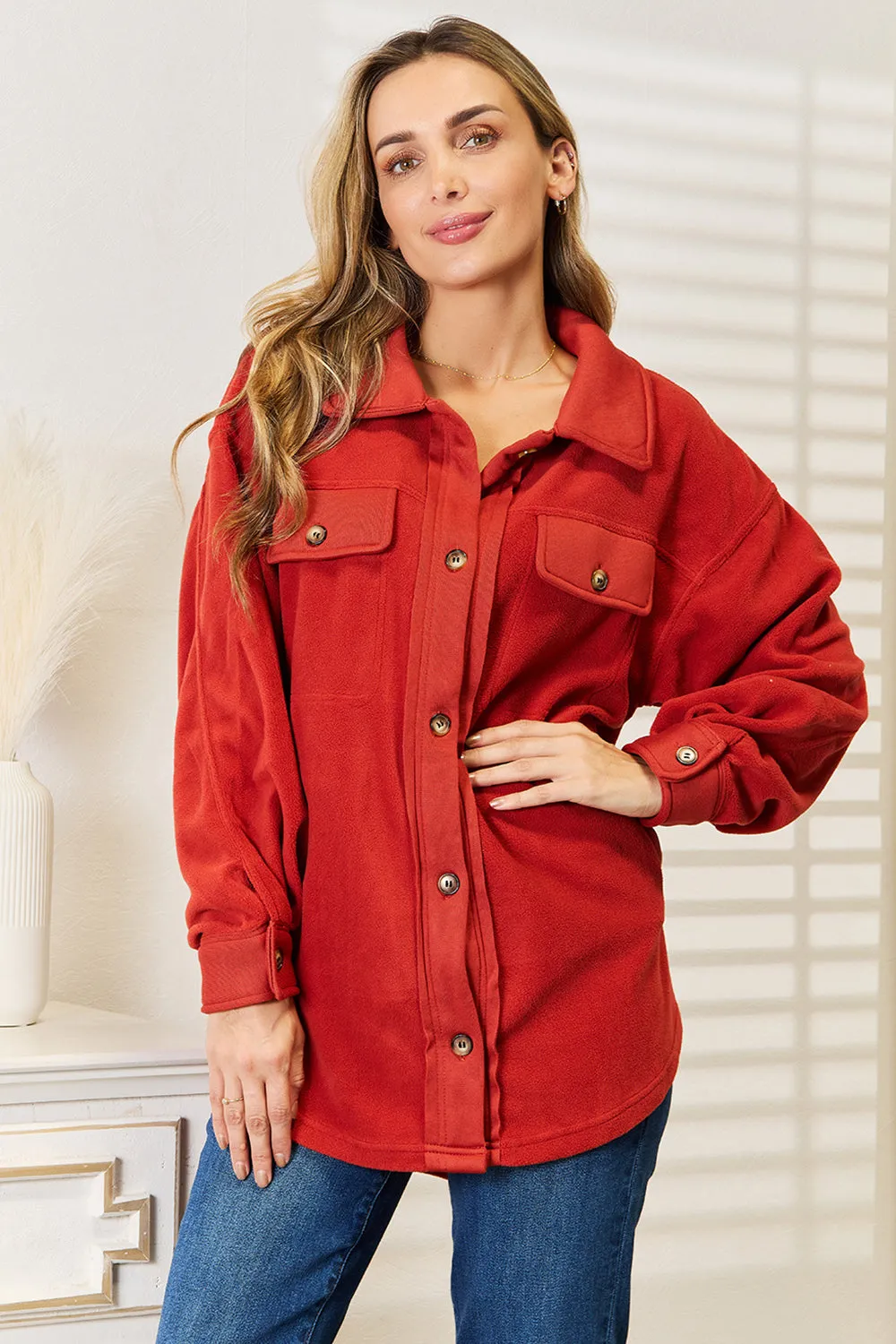 Cozy Girl Button Down Shacket