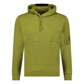 CP COMPANY ARM LENS HOODIE OLIVE GREEN