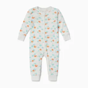 Crab & Shell Clever Zip Romper