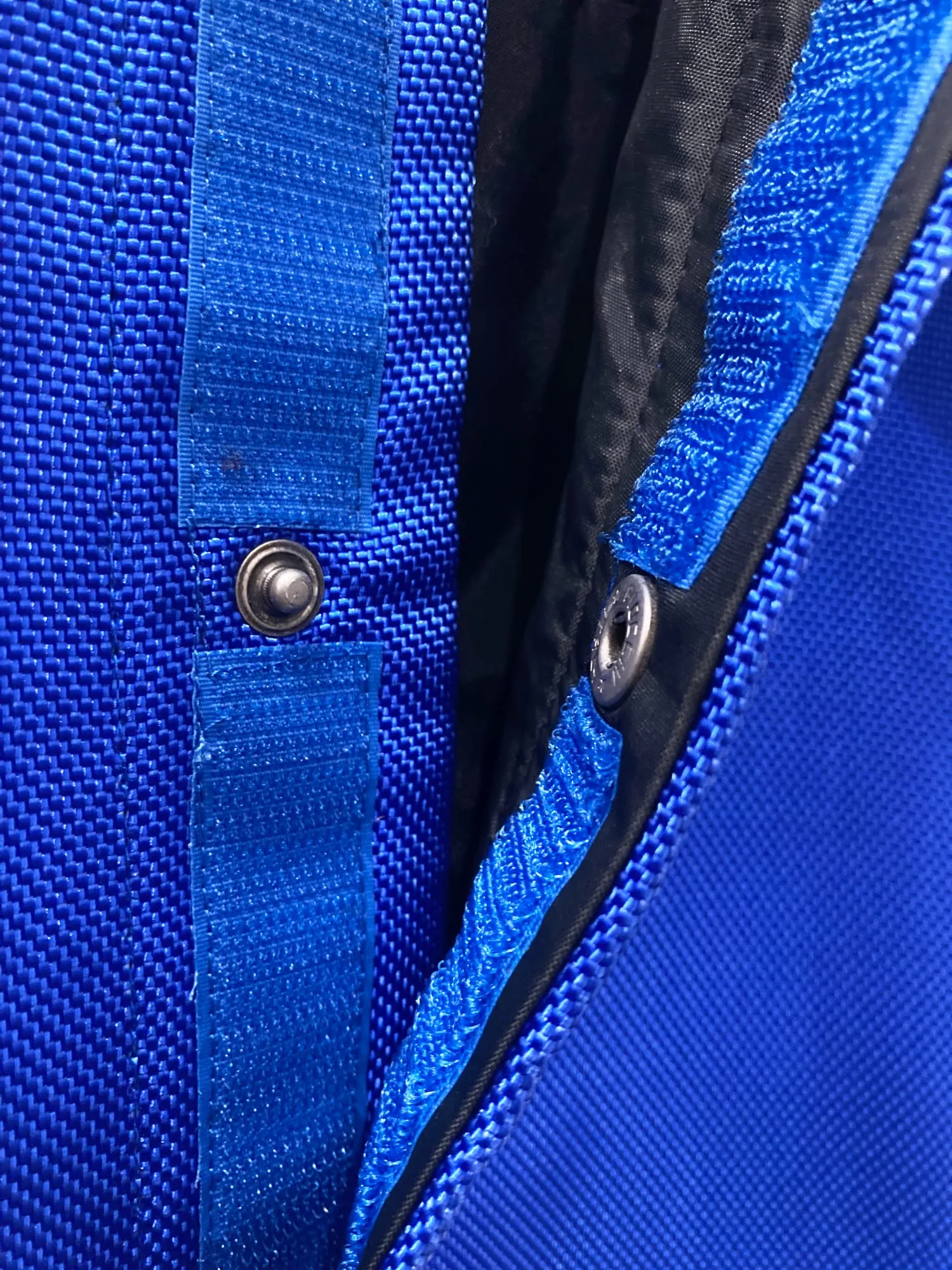 Dirk Bikkembergs 1990s electric blue ballistic nylon cropped jacket - S XS M