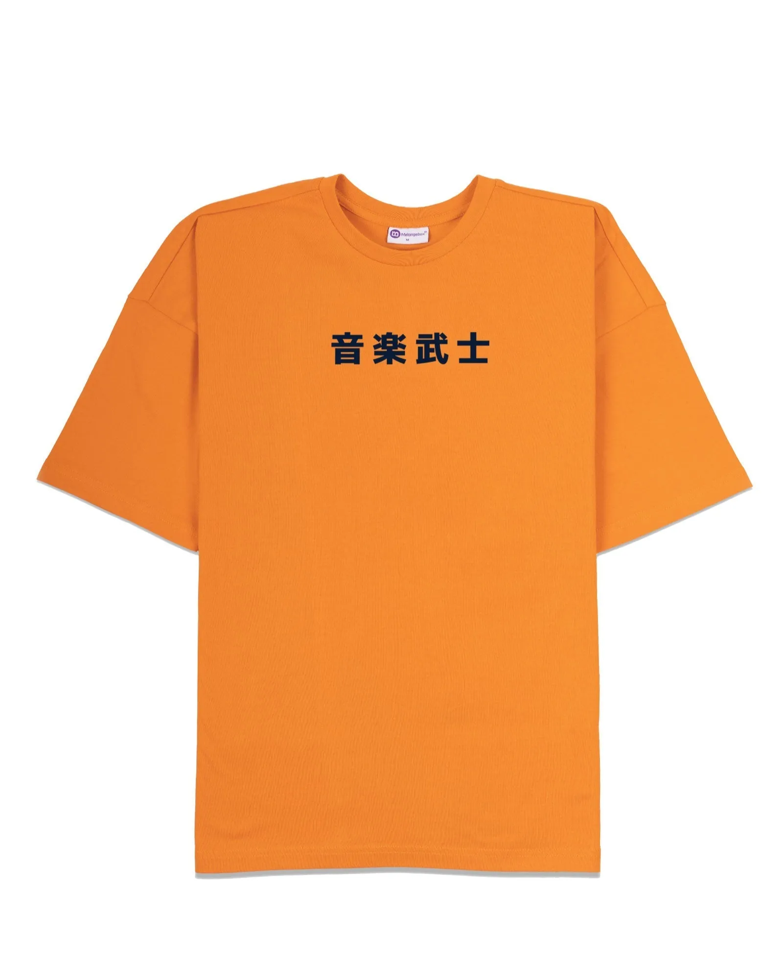 DJ Samurai Drop Shoulder Crew: Orange