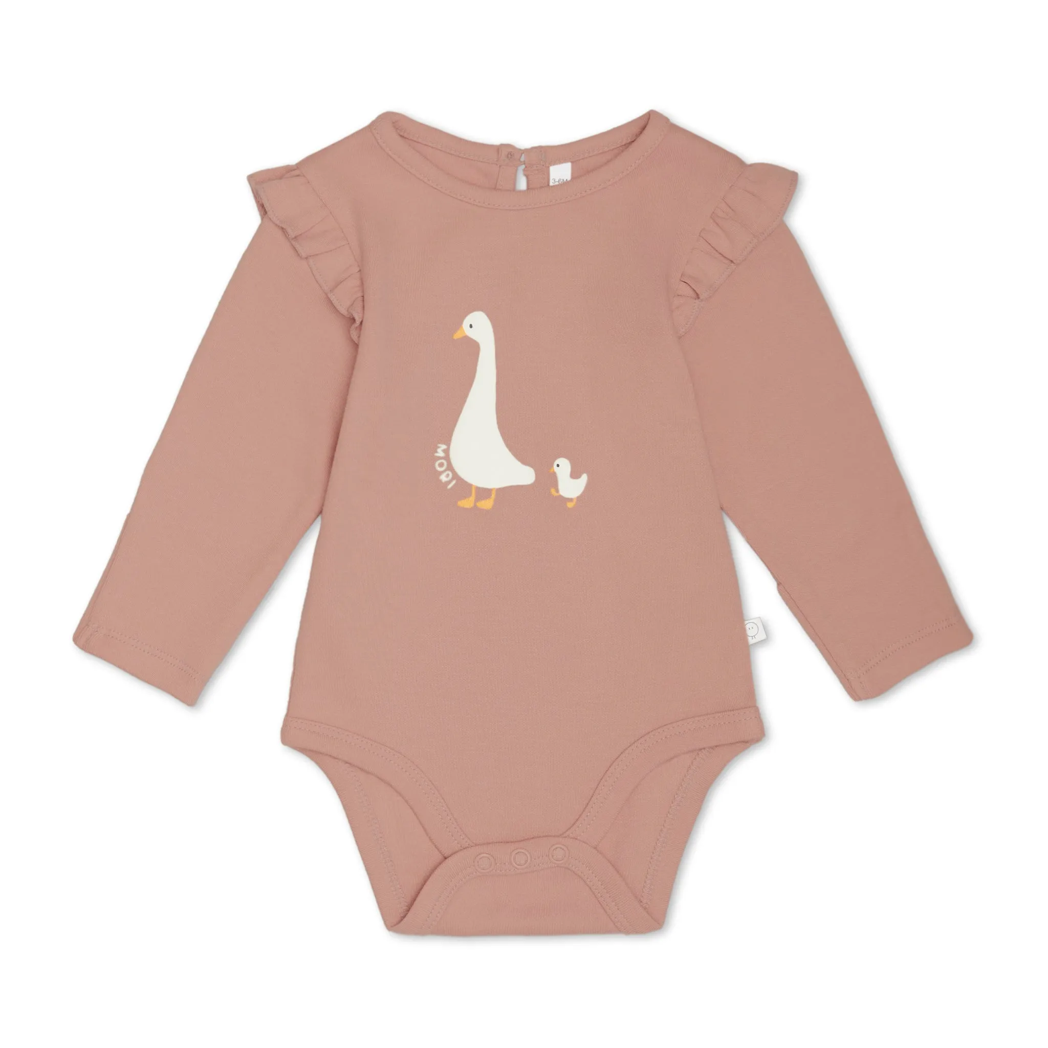 Duck Frilled Long Sleeve Bodysuit