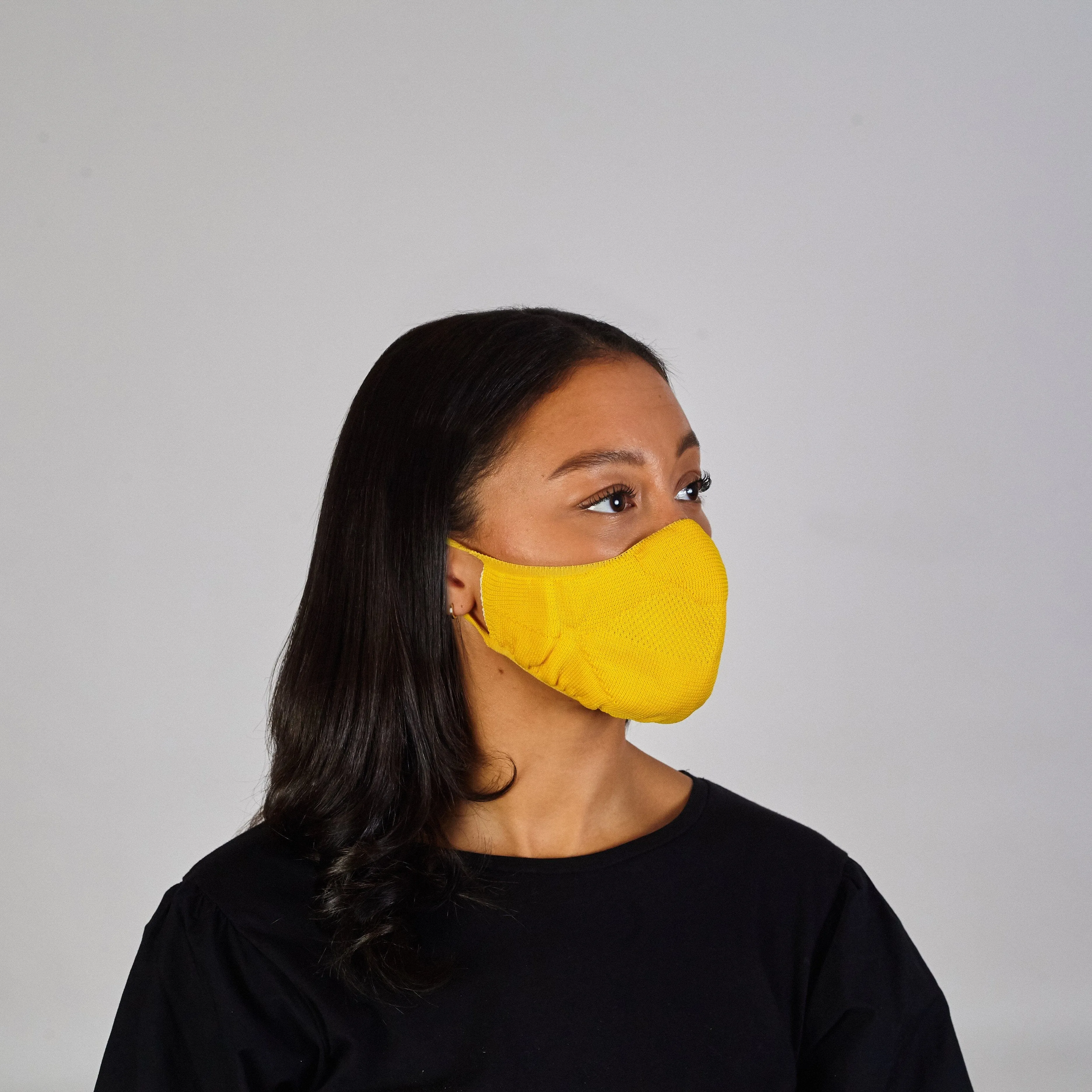 Face Mask: Yellow (Small)