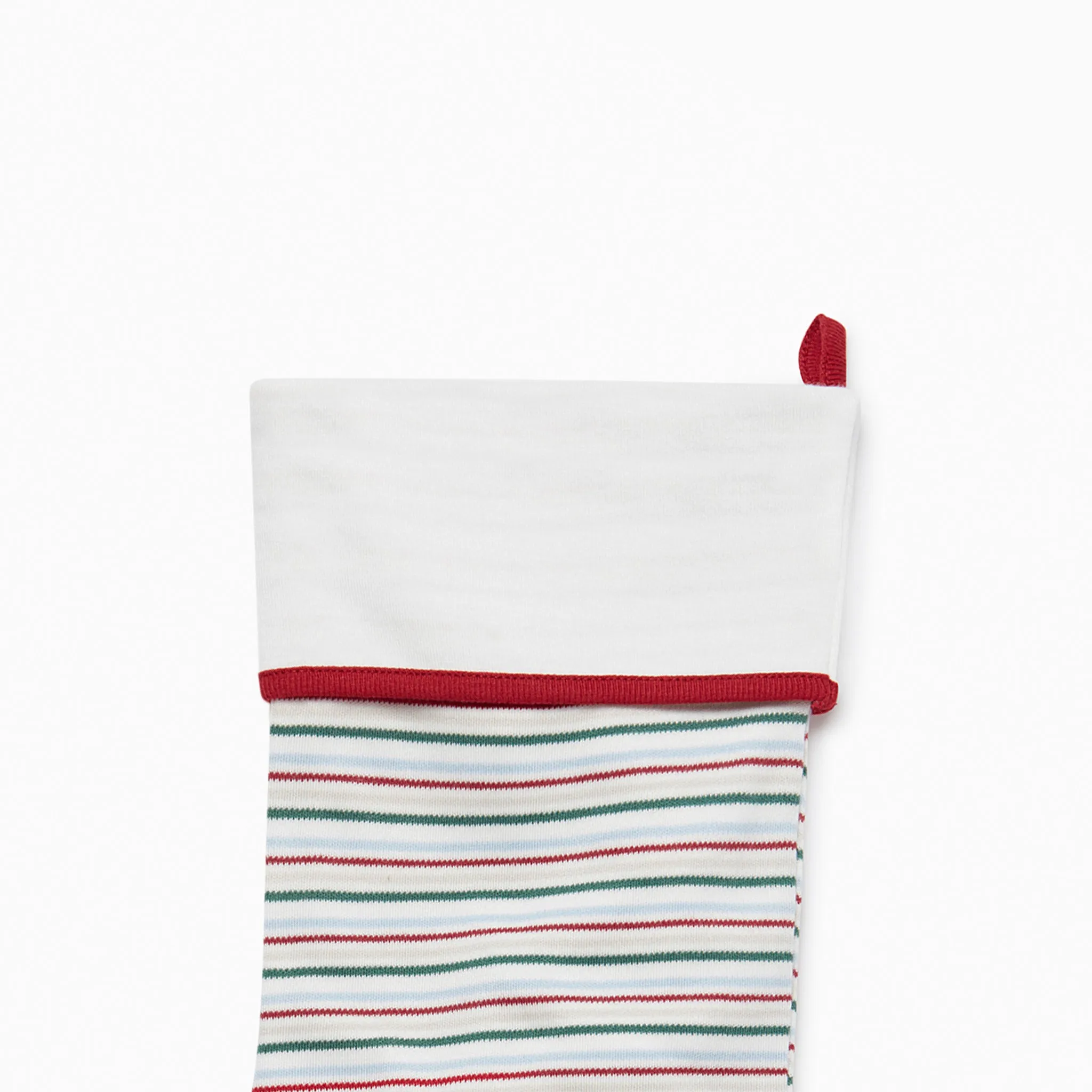 Festive Stripe Zip-Up Sleep & Play One-Piece & Stocking Set