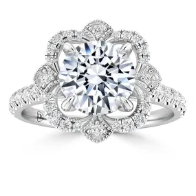 Fleur - 18ct White Gold - Round