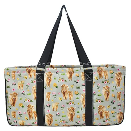 Floral Cow NGIL Utility Bag