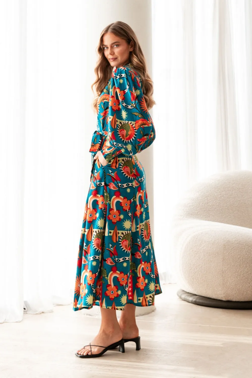 FORTUNE TELLER MAXI DRESS