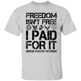 Freedom Is Not Free I Paid For It Shirt, Hoodie, Tank