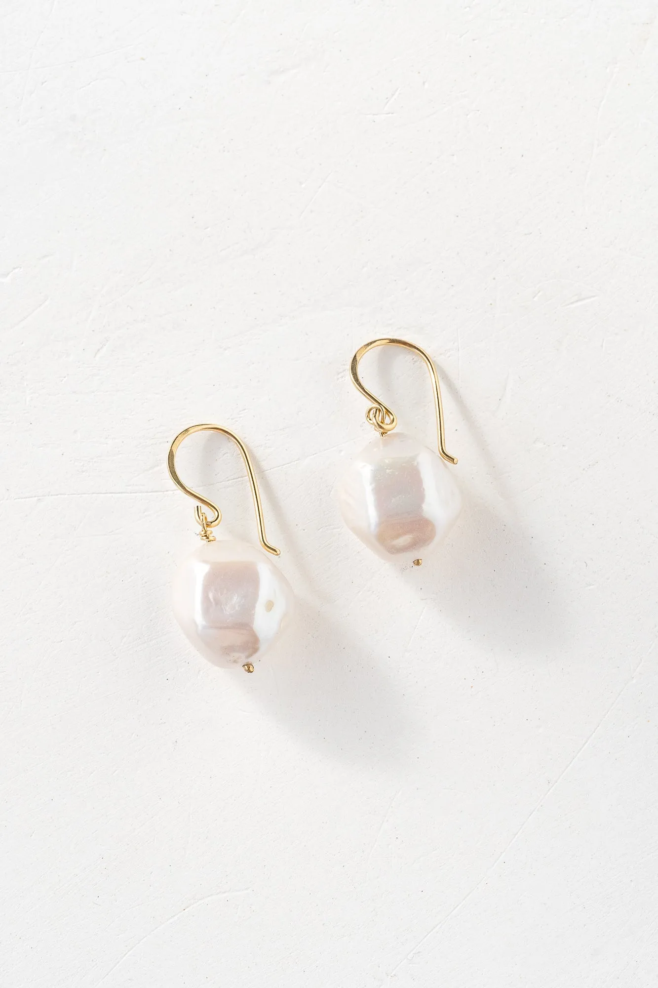 Geo Pearl Earrings