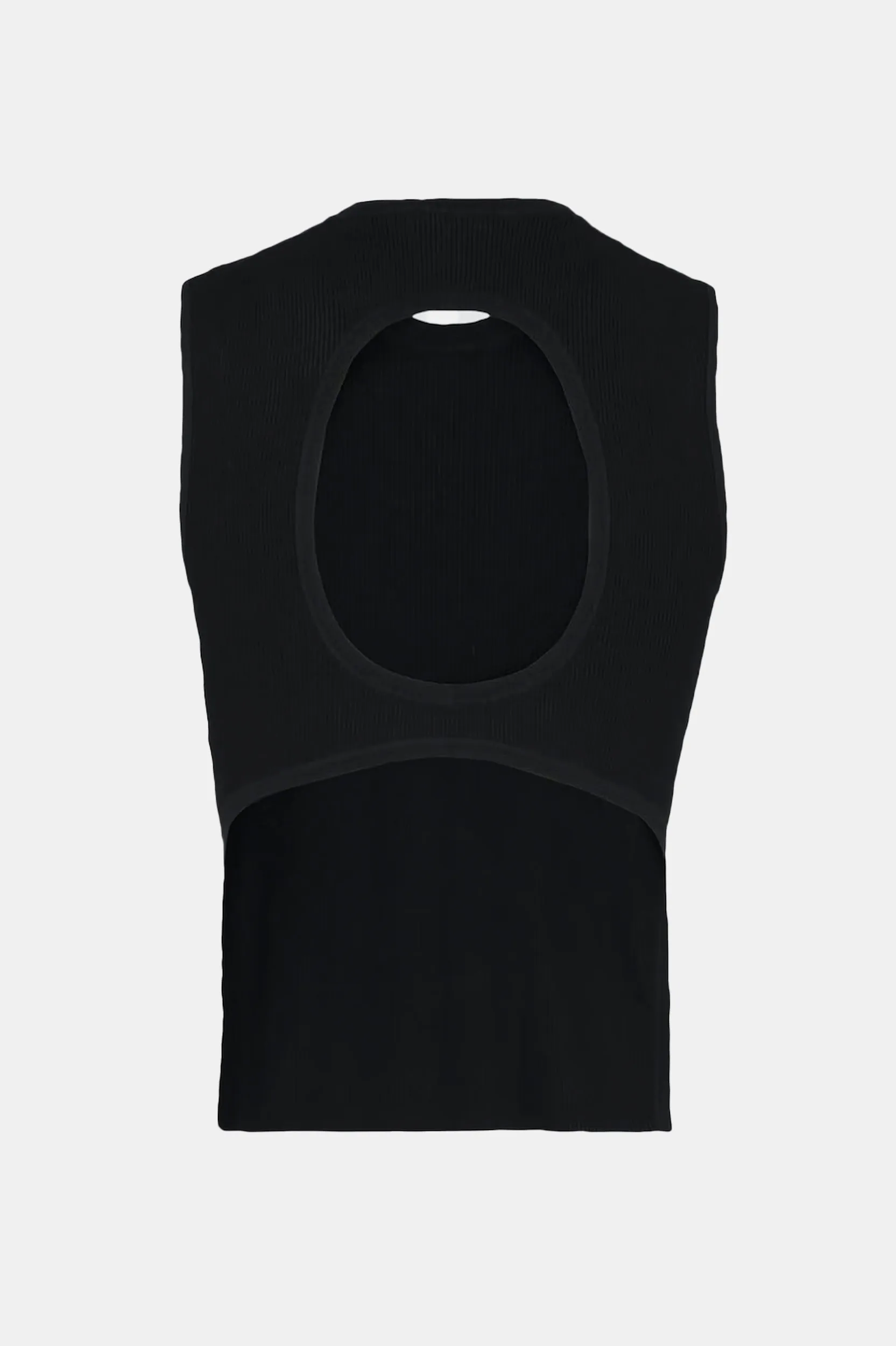 Giselle Openback Stretch Tank in Black