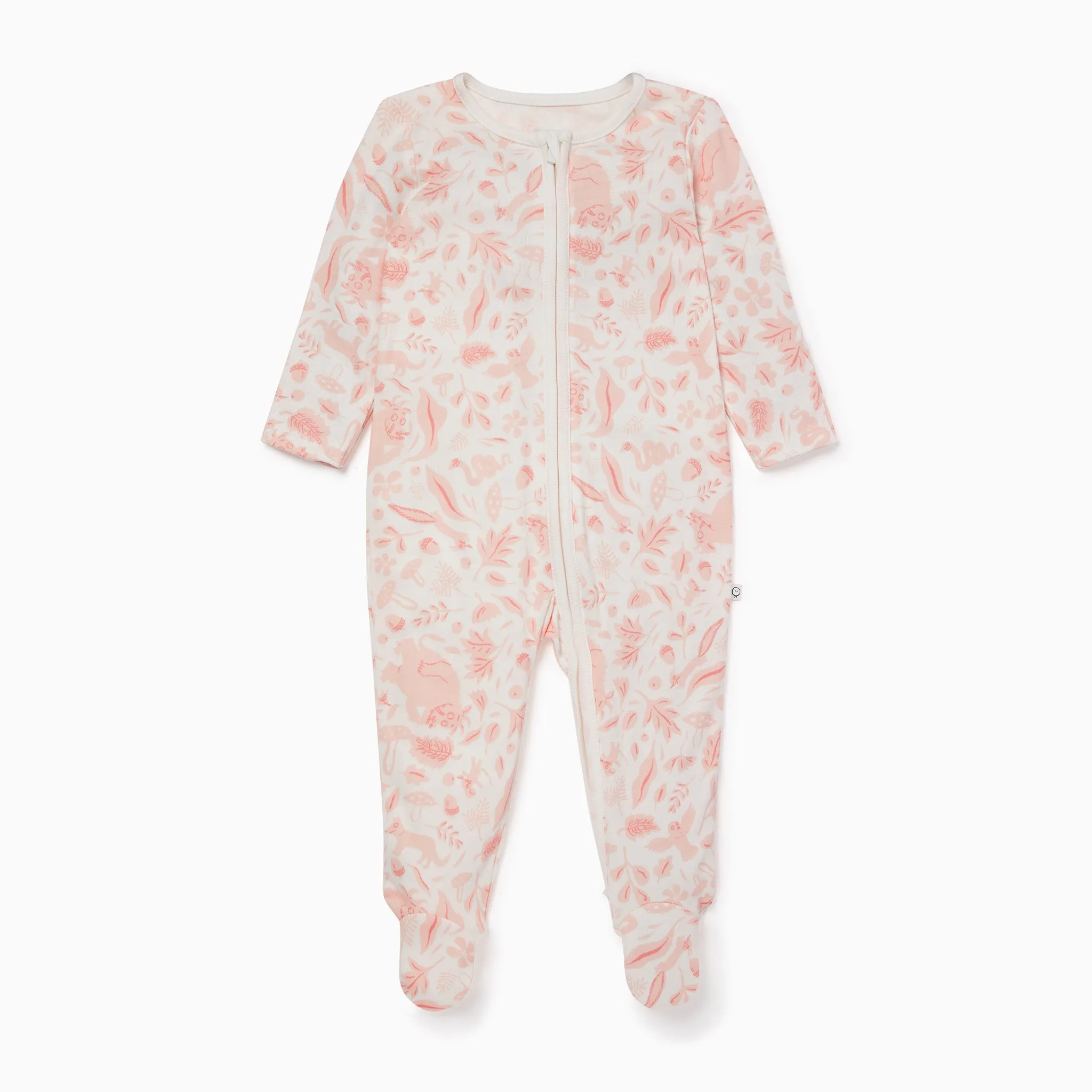 Gruffalo Foxglove Pink Zip-Up Baby Pajamas