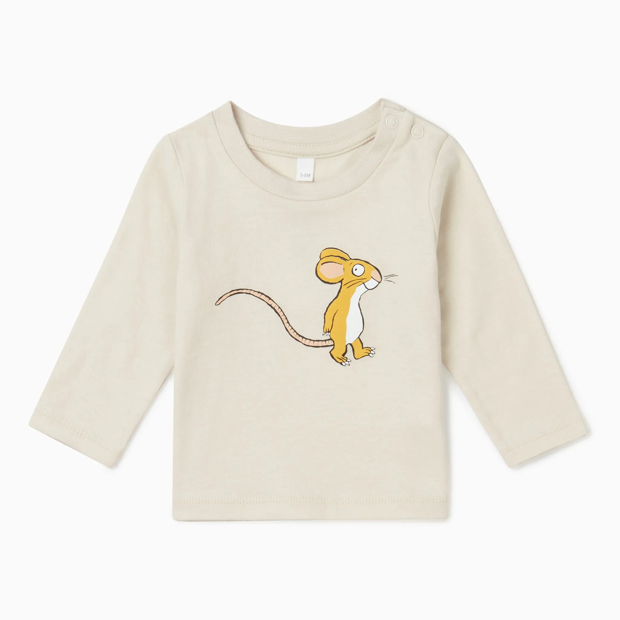 Gruffalo Mouse Tee & Ribbed Striped Leggings Outfit