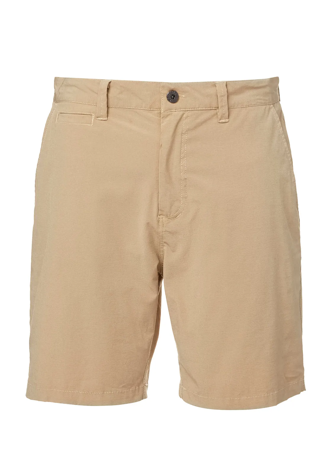 Hanuzo Men's Stretch Shorts in Tan - BM23998