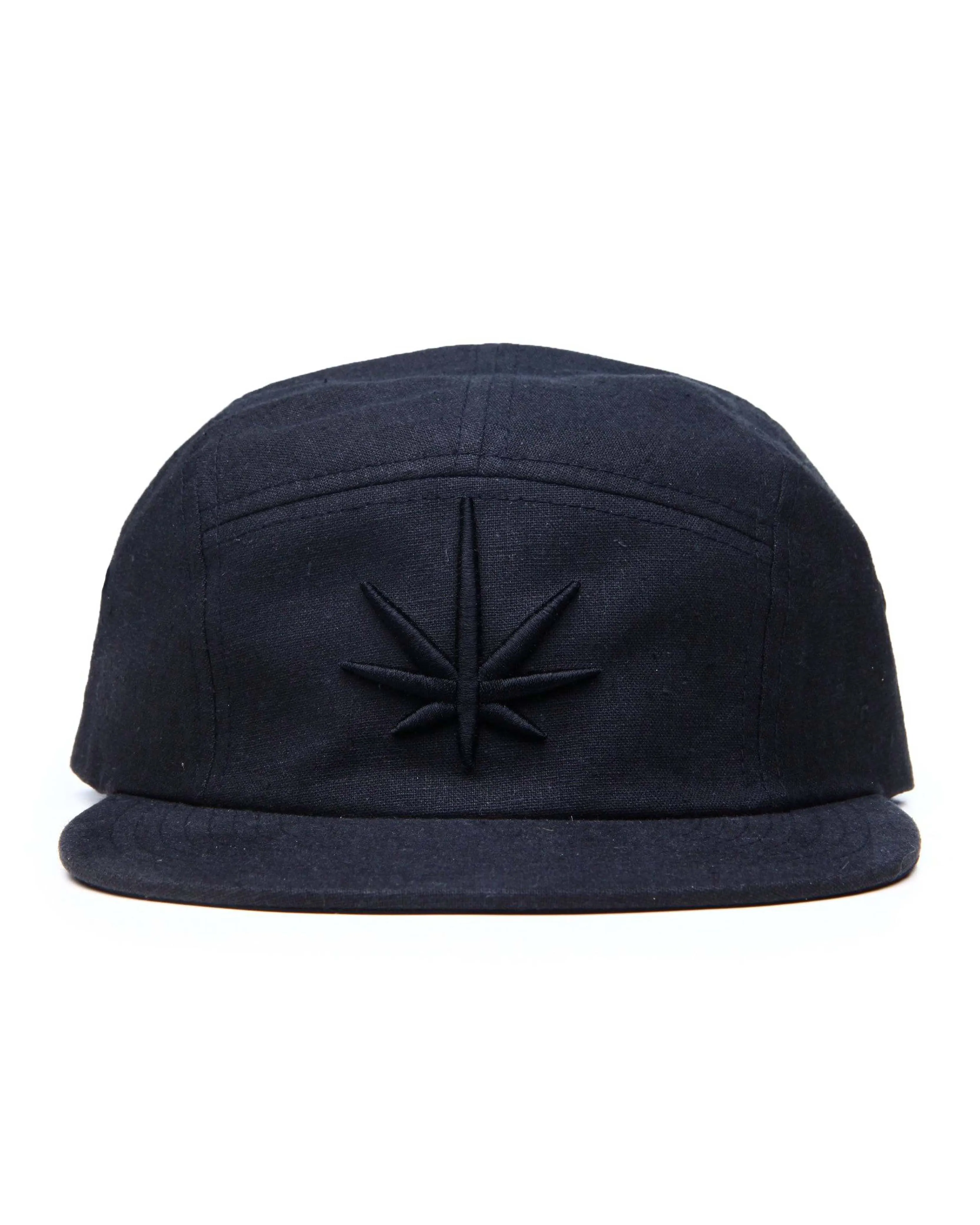 HEMPZOO BLACK LEAF CAMPER CAP