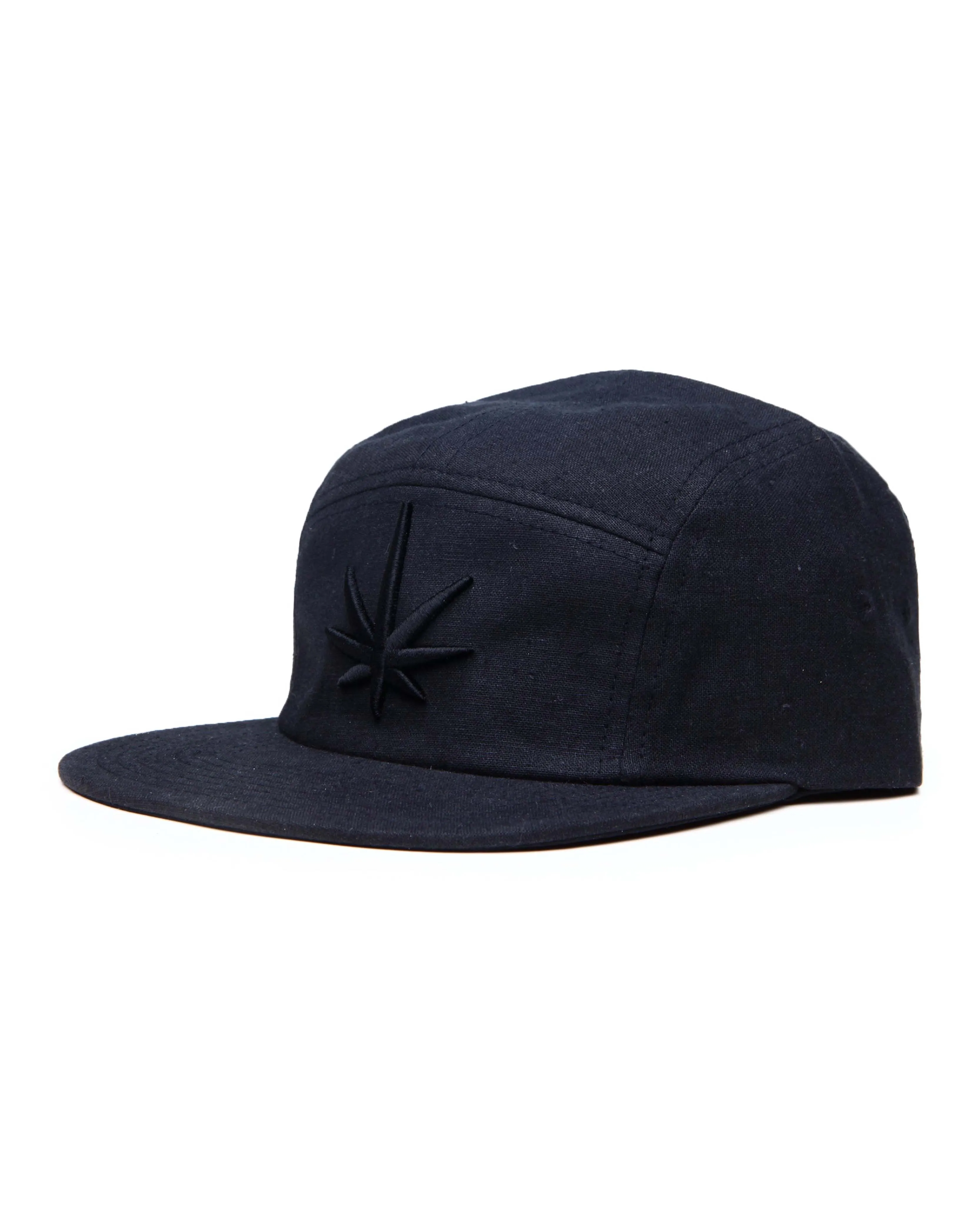 HEMPZOO BLACK LEAF CAMPER CAP