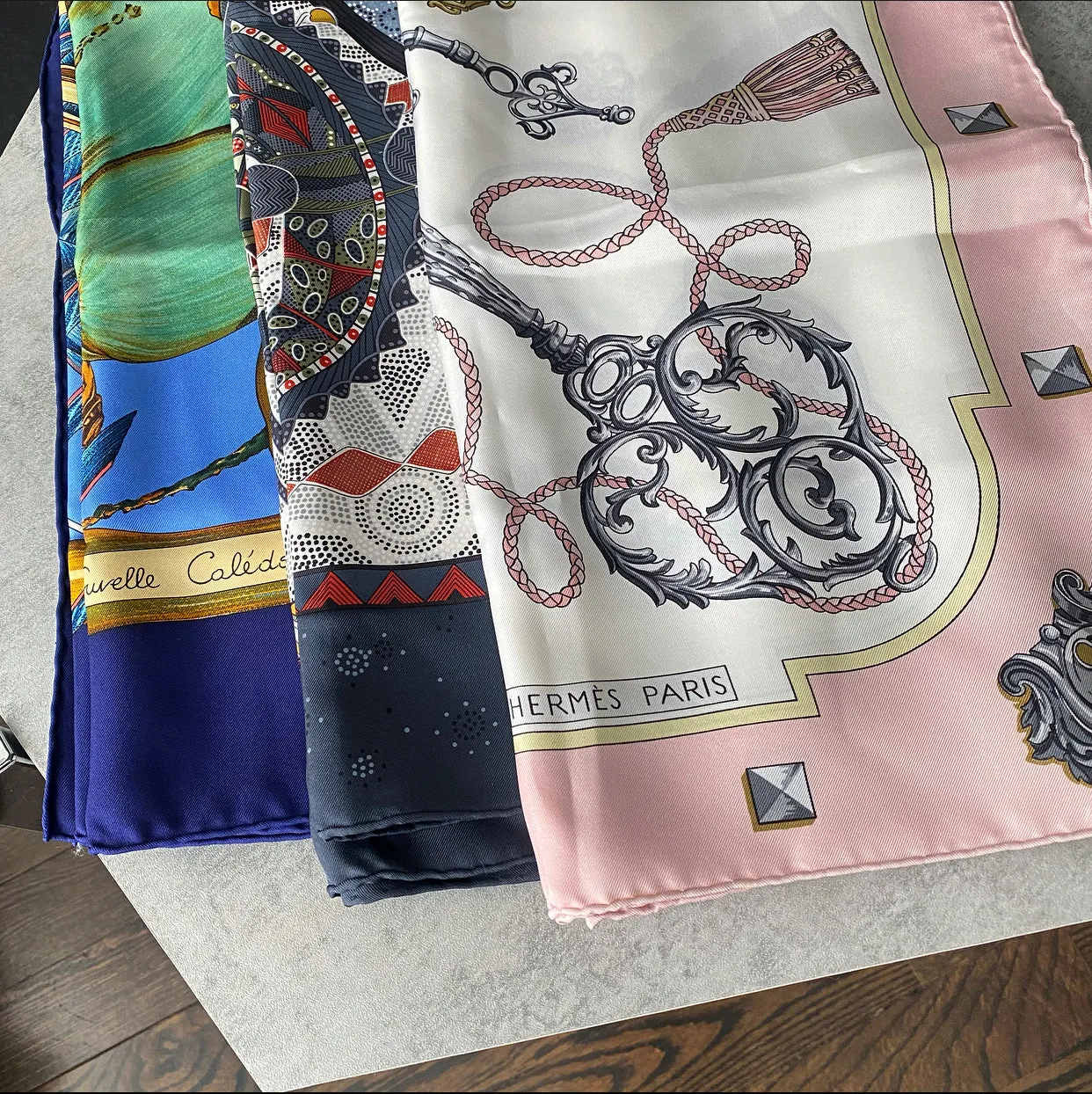 Hermes Nouvelle Caladonie Silk 90cm Scarf