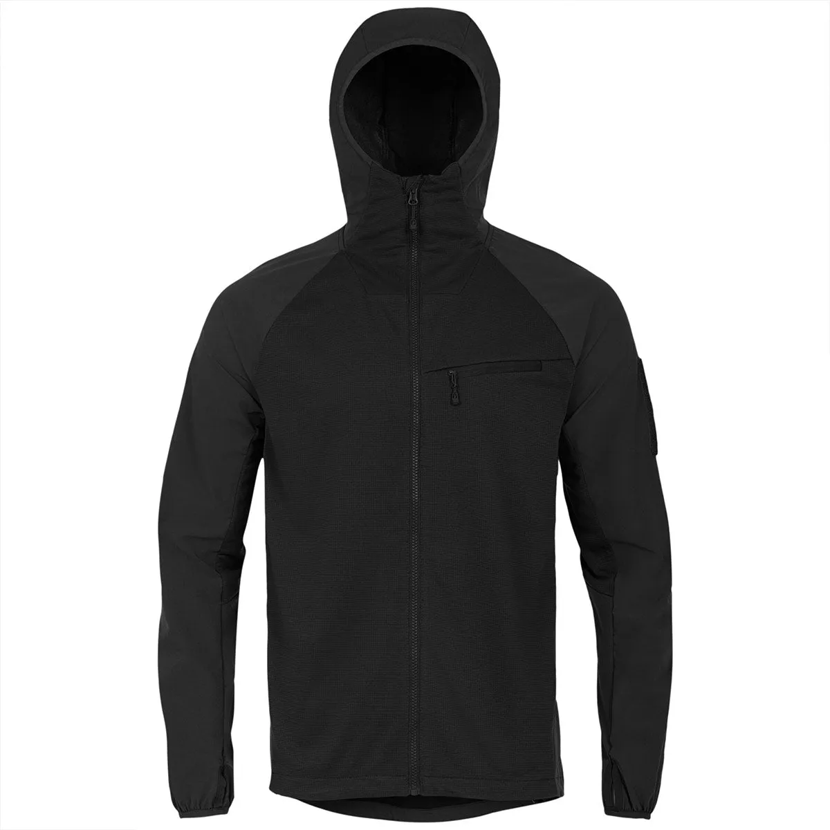 Highlander Hirta Hybrid Tactical Zip Hoodie Black