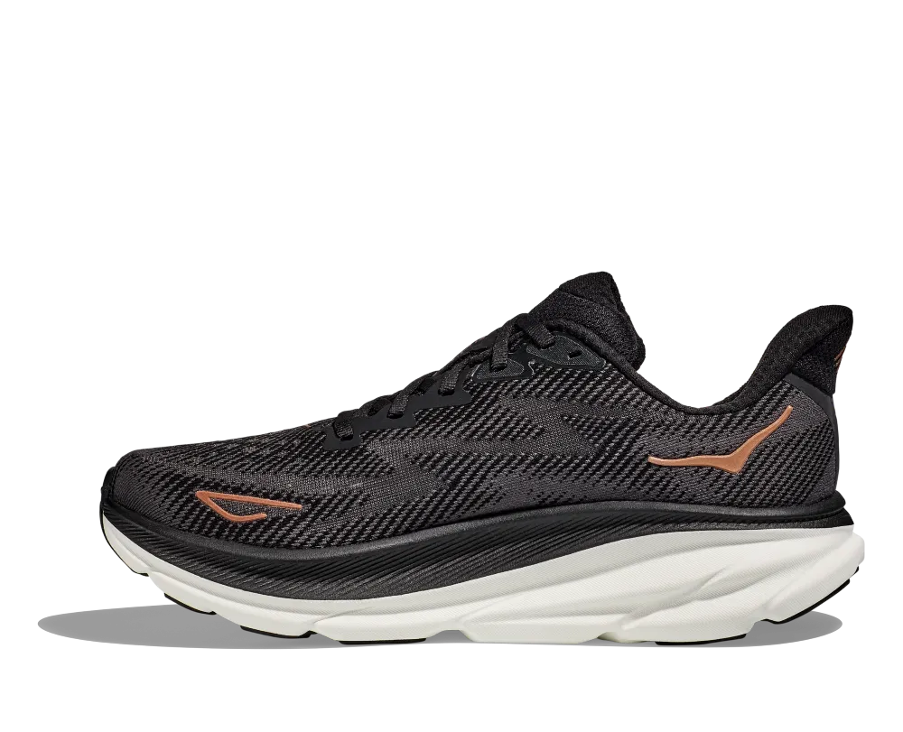 'Hoka' Women's Clifton 9 - Black / Copper