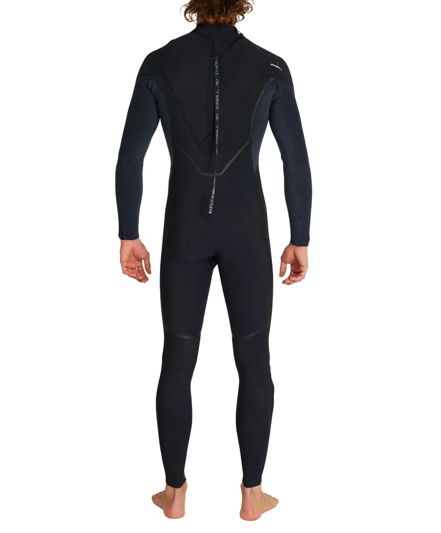 HyperFire 4/3mm Steamer Back Zip Wetsuit - Black